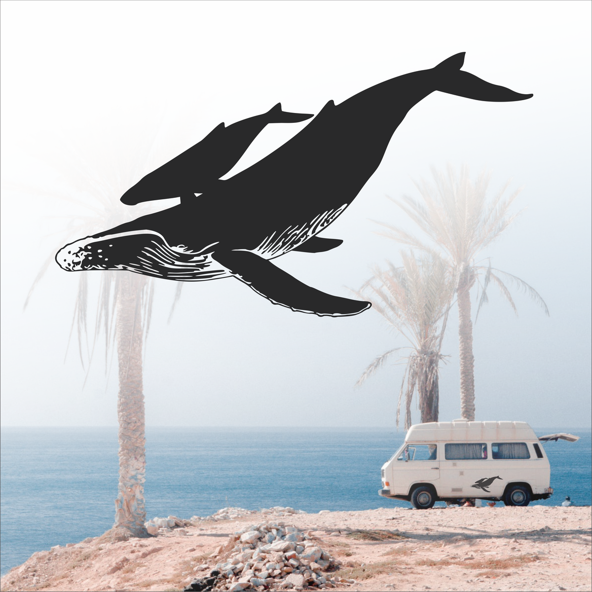 Humpback Whale Mother And Calf – Finishing Touch Vinyl Art