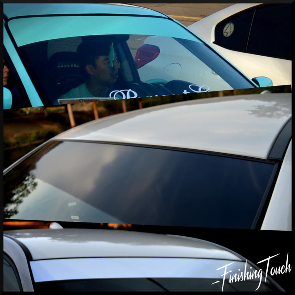 Rally Windshield Visor, Vinyl Windshield Sun Visor Finishing Touch Vinyl Art